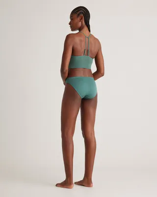 Quince Quince | Women's Smoothing Comfort Bikini in Rosemary — Women Summer green Underwear