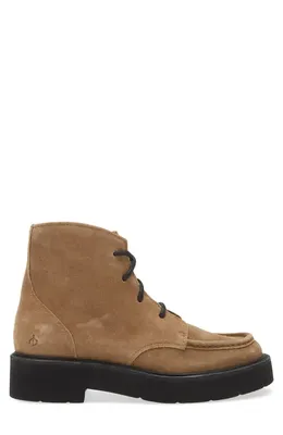 rag & bone rag & bone Tucker Moc Toe Boot in Khaki/Olive Suede — Men Autumn camel Shoes