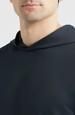 johnnie-O johnnie-O Motion Performance Hoodie in Black — Men Winter navy Tops