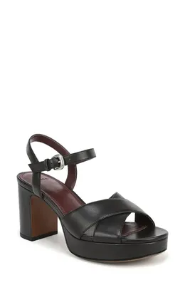 Vince Vince Ericka Ankle Strap Platform Sandal in Black — Women Winter black Shoes