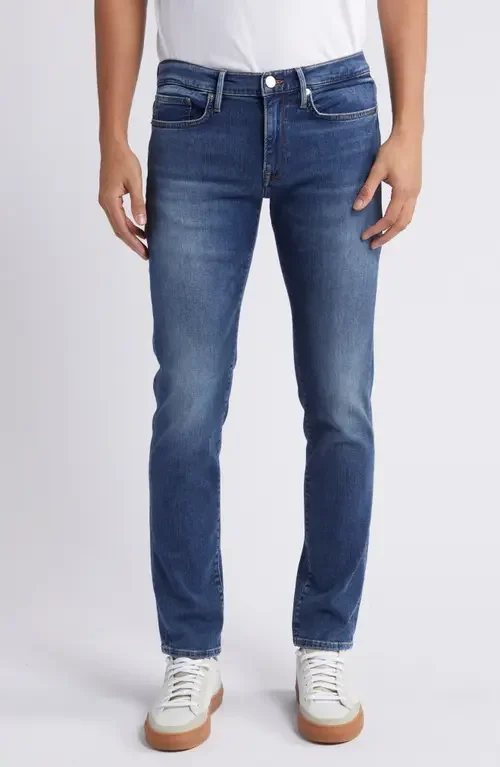 FRAME FRAME L'Homme Slim Fit Jeans in Montreal — Men Winter navy Pants