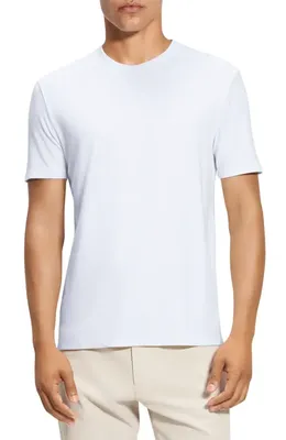 Theory Theory Sarior Anemone Milano T-Shirt in Olympic — Men Winter white Tops