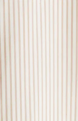FRAME FRAME Stripe Relaxed Fit Button-Up Shirt in Brown Stripe — Men Spring white Tops