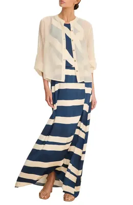NIC+ZOE NIC+ZOE Femme Semi-Sheer Jacket in Classic Cream — Women Spring ivory Outerwear