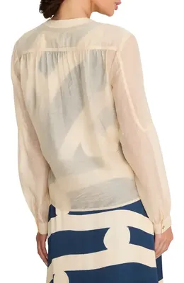 NIC+ZOE NIC+ZOE Femme Semi-Sheer Jacket in Classic Cream — Women Spring ivory Outerwear