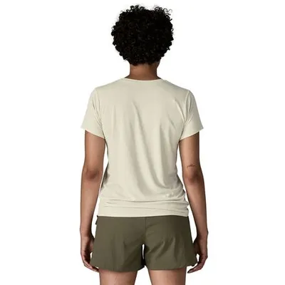 Patagonia Patagonia Capilene Daily Short Sleeve Shirt in Dyno White — Unisex Summer ivory Tops