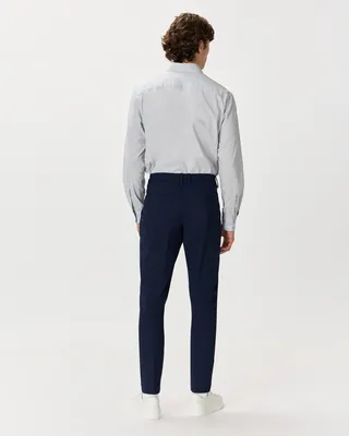 Quince Quince | Men's Performance Stretch Technical Dress Pants in Deep Navy — Men Winter navy Trousers & Chinos