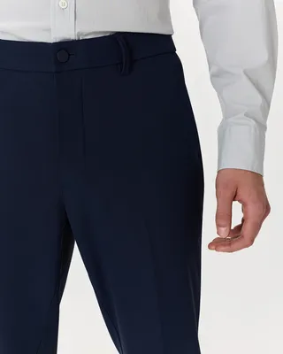 Quince Quince | Men's Performance Stretch Technical Dress Pants in Deep Navy — Men Winter navy Trousers & Chinos
