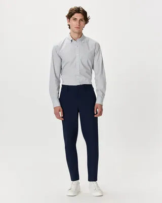 Quince Quince | Men's Performance Stretch Technical Dress Pants in Deep Navy — Men Winter navy Trousers & Chinos