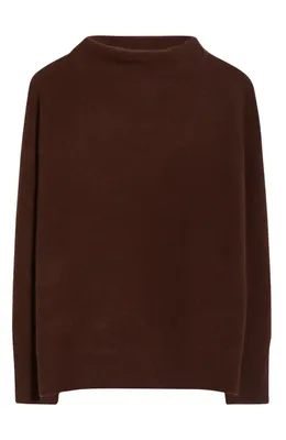 Vince Vince Boiled Cashmere Funnel Neck Pullover in Truffle — Women Autumn brown Tops