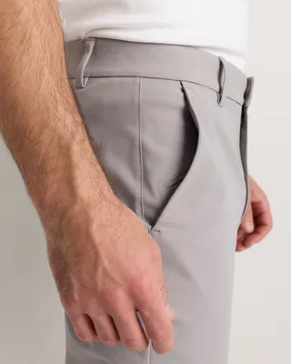 Quince Quince | Men's Performance Stretch Technical Dress Pants in Gravel — Men Summer grey Trousers & Chinos
