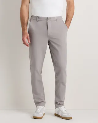 Quince Quince | Men's Performance Stretch Technical Dress Pants in Gravel — Men Summer grey Trousers & Chinos