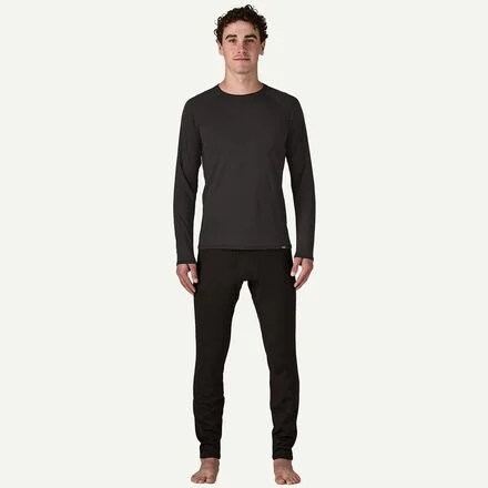Patagonia Patagonia Capilene Midweight Crew Top in Black — Men Winter black Pants
