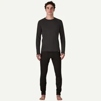 Patagonia Patagonia Capilene Midweight Crew Top in Black — Men Summer black Pants