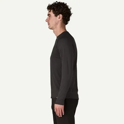 Patagonia Patagonia Capilene Midweight Crew Top in Black — Men Winter black Pants