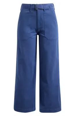 NIC+ZOE NIC+ZOE Highland Soft Stretch Wide Leg Pants in Rich Indigo — Women Summer purple Pants