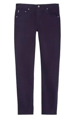 AG AG Tellis Stretch Sateen Modern Slim Pants in New Navy — Men Winter black Pants