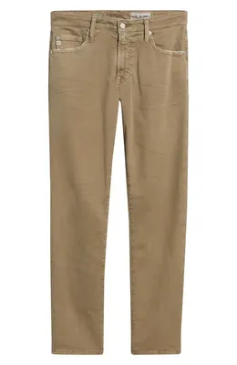 AG AG Tellis Slim Fit Corduroy Pants in Sulfur Industrial Taupe — Men Autumn khaki Pants