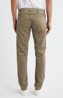 AG AG Tellis Slim Fit Corduroy Pants in Sulfur Industrial Taupe — Men Autumn khaki Pants