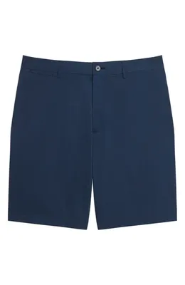 Theory Theory Flat Front Nylon Bermuda Shorts in Nocturne Navy — Men Winter navy Shorts