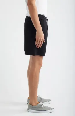 rag & bone rag & bone Zuma Ottoman Stitch Shorts in Black — Men Winter black Shorts