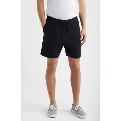 rag & bone rag & bone Zuma Ottoman Stitch Shorts in Black — Men Winter black Shorts