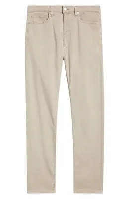 FRAME FRAME L'Homme Slim Fit Five-Pocket Twill Pants in Dusty Beige — Men Autumn beige Pants