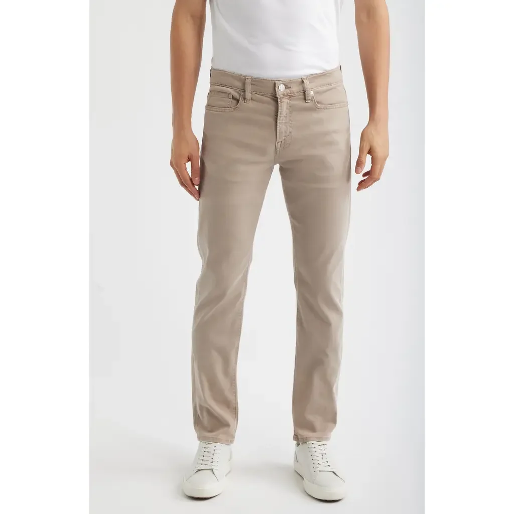 FRAME FRAME L'Homme Slim Fit Five-Pocket Twill Pants in Dusty Beige — Men Autumn beige Pants