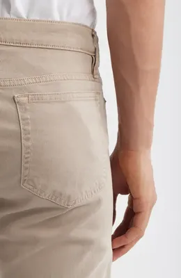 FRAME FRAME L'Homme Slim Fit Five-Pocket Twill Pants in Dusty Beige — Men Autumn beige Trousers & Chinos