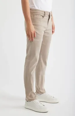 FRAME FRAME L'Homme Slim Fit Five-Pocket Twill Pants in Dusty Beige — Men Autumn beige Pants