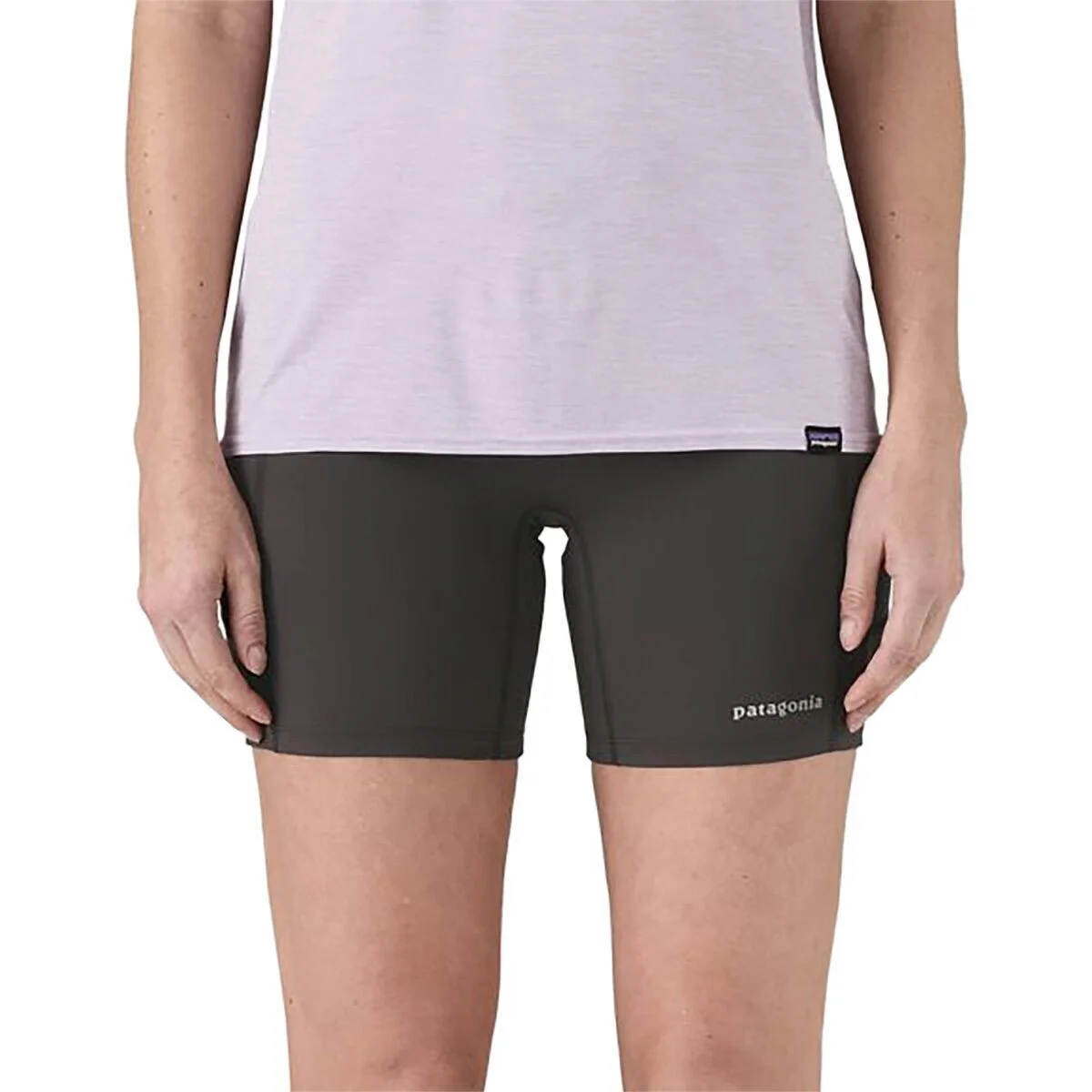 Patagonia Patagonia Endless Run 6in in Black — Unisex Winter black Shorts