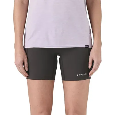 Patagonia Patagonia Endless Run 6in in Black — Unisex Winter black Shorts