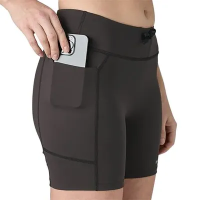 Patagonia Patagonia Endless Run 6in in Black — Unisex Winter black Shorts
