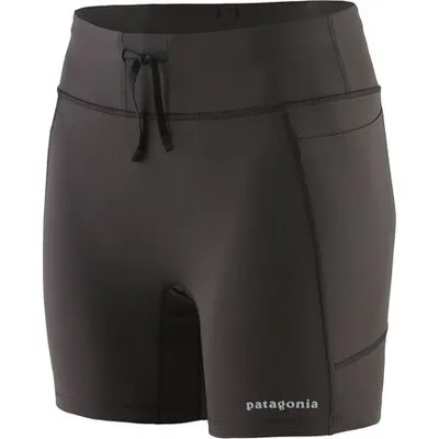Patagonia Patagonia Endless Run 6in in Black — Unisex Winter black Shorts