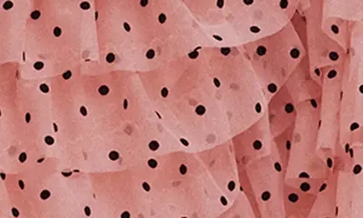 Boden Boden Ruffle Tulle Skirt in Pink Painted Dot — Women Spring pink Skirts