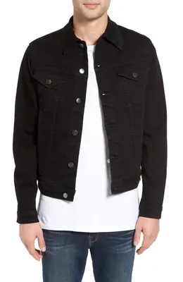 FRAME FRAME L'Homme Jacket in Coal — Men Winter black Outerwear