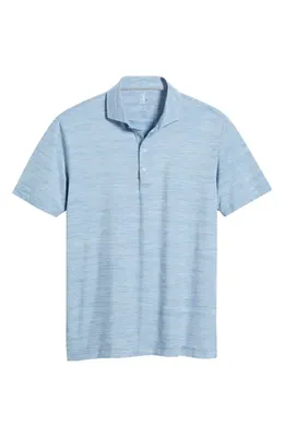 johnnie-O johnnie-O Huron PREP-FORMANCE Polo in Tide — Men Summer silver Tops