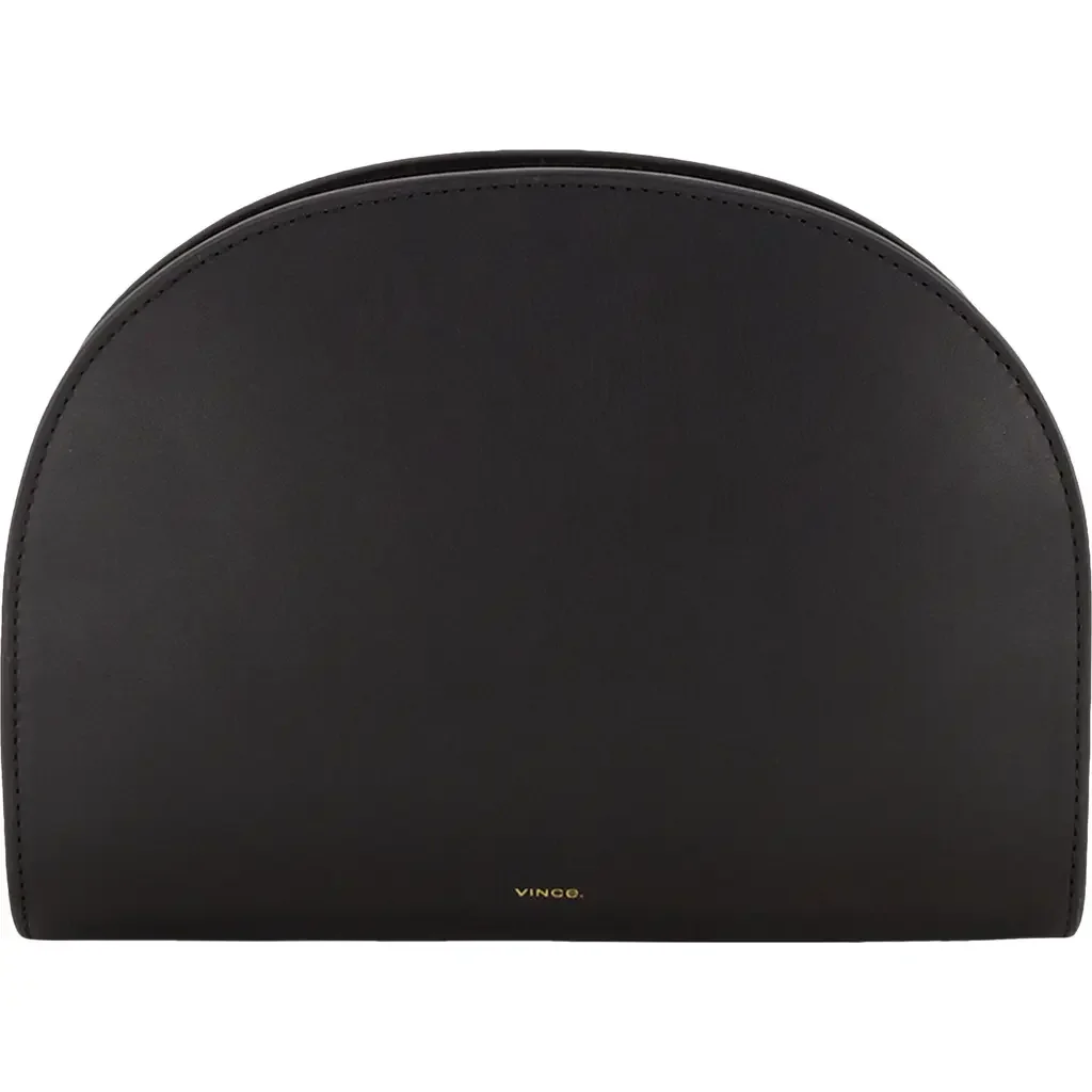 Vince Vince Demma Leather Wallet on a Strap in Black — Women Winter black Accessories