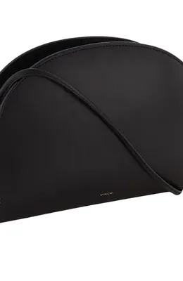 Vince Vince Demma Leather Wallet on a Strap in Black — Women Winter black Accessories