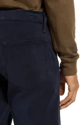 FRAME FRAME L'Homme Slim Fit Five-Pocket Twill Pants in Navy — Men Winter navy Pants