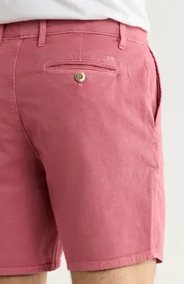 johnnie-O johnnie-O Nassau Chino Shorts in Washed Red — Men Autumn coral Shorts