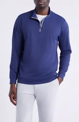 johnnie-O johnnie-O Quarter Zip Pullover in Navy — Men Winter navy Tops