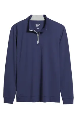 johnnie-O johnnie-O Quarter Zip Pullover in Navy — Men Winter navy Tops