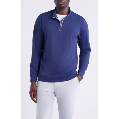 johnnie-O johnnie-O Quarter Zip Pullover in Navy — Men Winter navy Tops