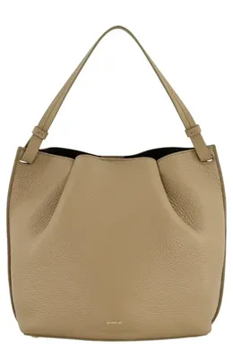 Vince Vince Ava Leather Crossbody Bag in Sandtrail — Women Autumn beige Accessories