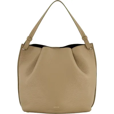 Vince Vince Ava Leather Crossbody Bag in Sandtrail — Women Autumn beige Accessories