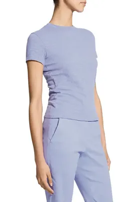 Theory Theory 2 Nebulous Organic Cotton Tiny Tee in Lavender Glow — Women Summer silver Tops