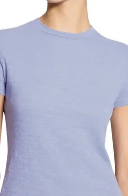 Theory Theory 2 Nebulous Organic Cotton Tiny Tee in Lavender Glow — Women Summer silver Tops