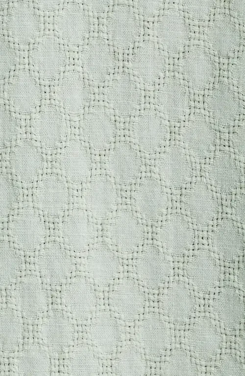 AG AG Foster Cotton & Linen Blend Camp Shirt in Lime Zest — Men Spring ivory Tops