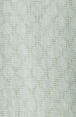 AG AG Foster Cotton & Linen Blend Camp Shirt in Lime Zest — Men Spring ivory Tops